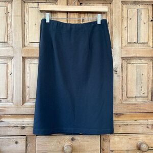 Eileen Fisher Women's Size Small Gray Pencil Skirt Viscose Blend Elastic Waist‎